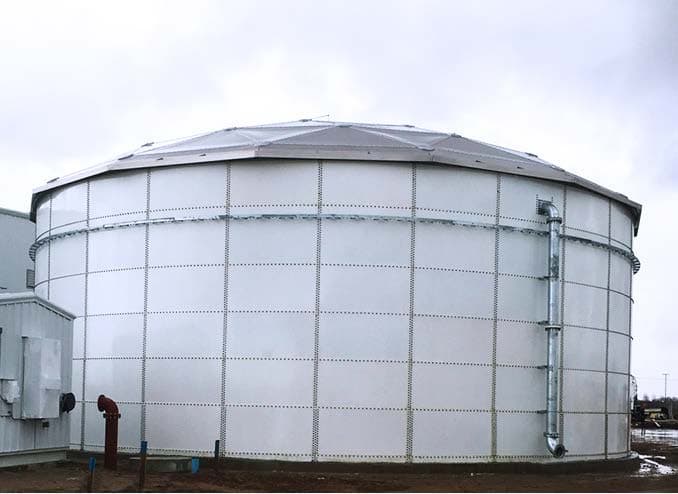White Glass Fused to Steel Tank –Arkansas, USA