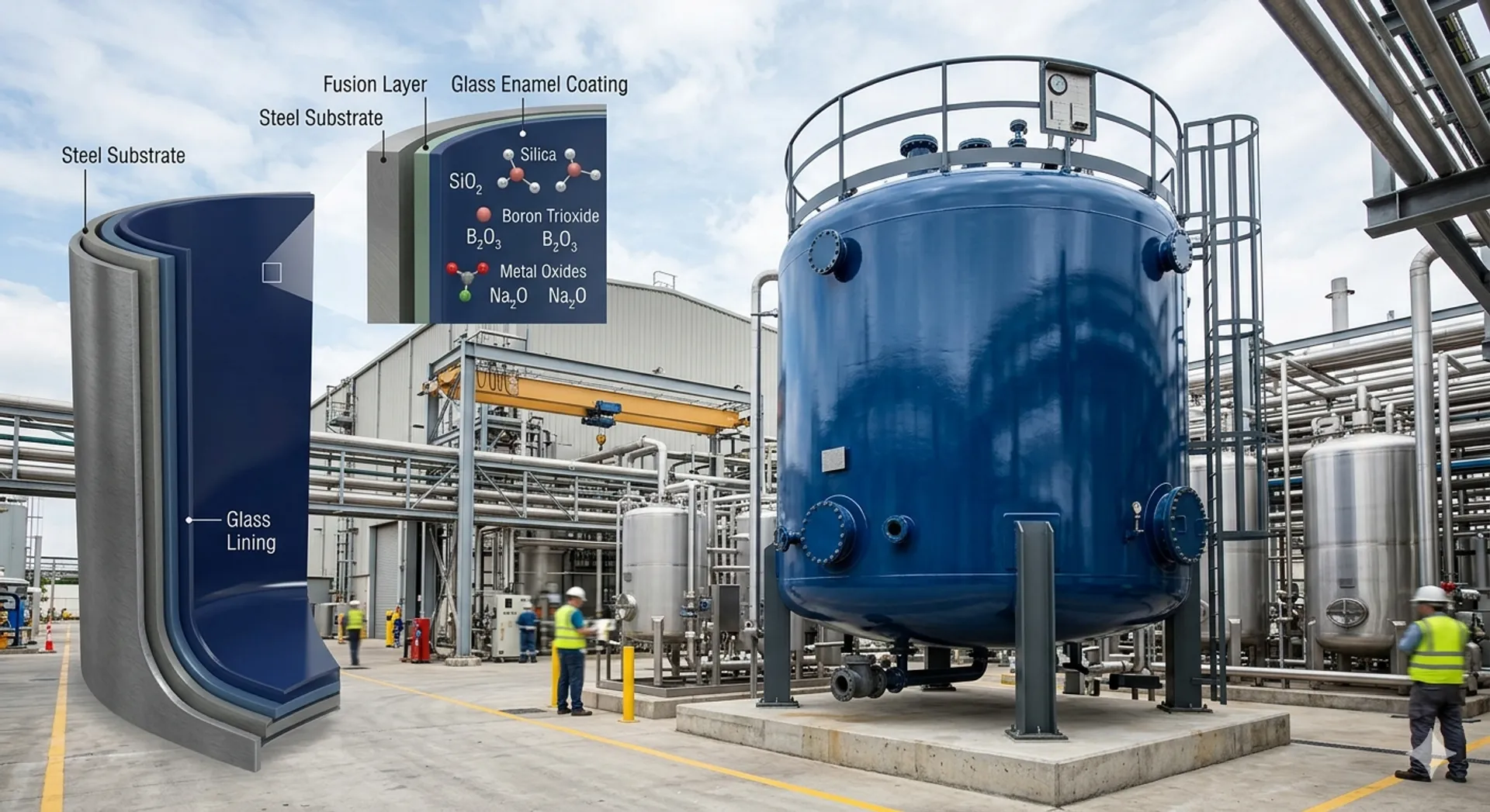 ถังเหล็กเคลือบแก้ว Steel Tank